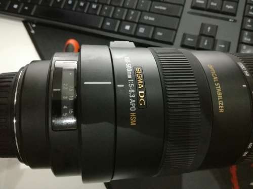 Advanced Photographers*SIGMA DG*150-500MM APO HSM*R14000*ULTRA ZOOM*OPTICAL STABILIZER*